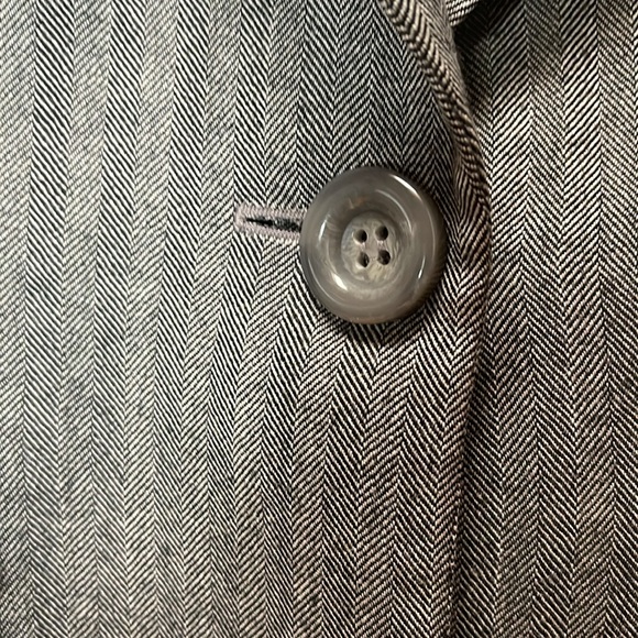 Tahari Grey Wool Blazer Jacket - Picture 6 of 14